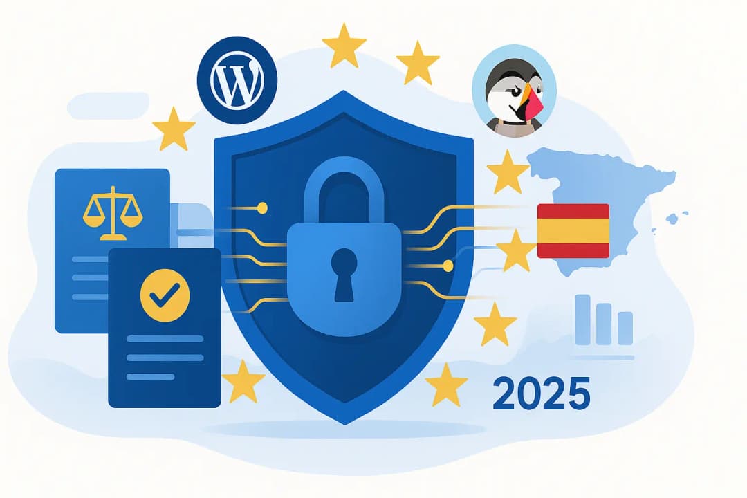 Reglamento General de Protección de Datos 2025: Guía Completa para Cumplir en España con WordPress y PrestaShop